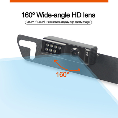 Canais pretos alternativos sem fio do apoio 2 da cor das câmeras 300m do monitor de um IPS de 5 polegadas