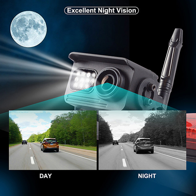 Câmera alternativa da visão noturna sem fio de FHSS espelho grande de 12 polegadas