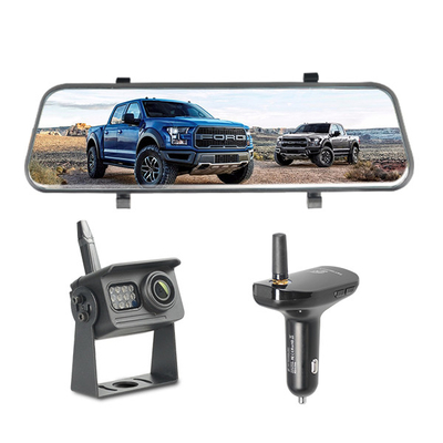 Mirror Dash Cam para Carro, 9,6 &quot; Mirror Camera Mirror Dash Cam para Carro, Suporte Dual Câmera