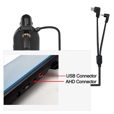 Receptor alternativo sem fio do carregador do carro do monitor AHD da câmera de HD1080P